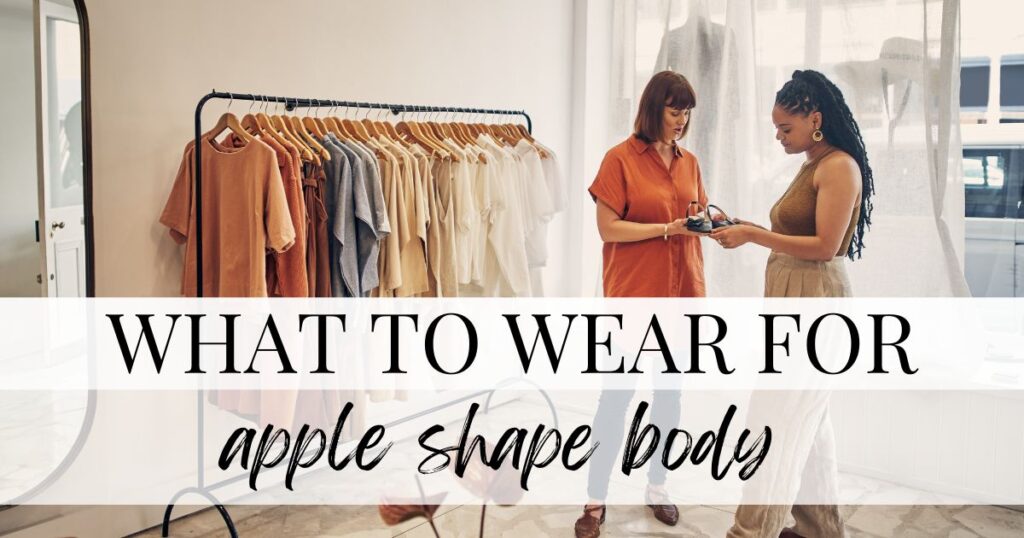 dresses for apple shape body