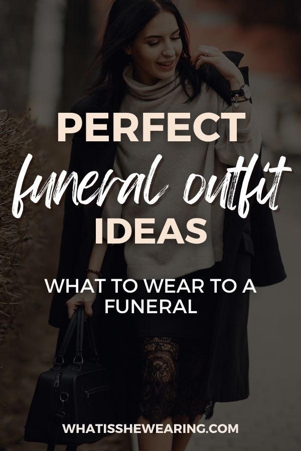 Classy funeral clearance outfits