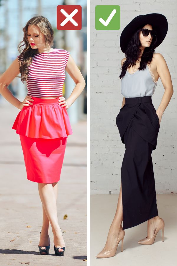 skirts for rectangle body shape