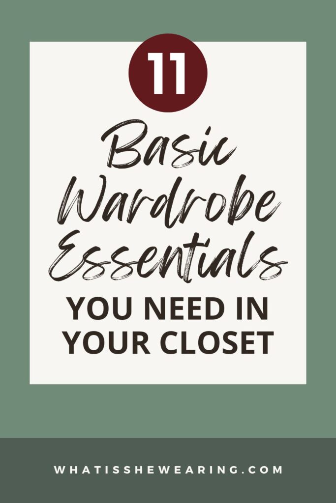 building your wardrobe basics