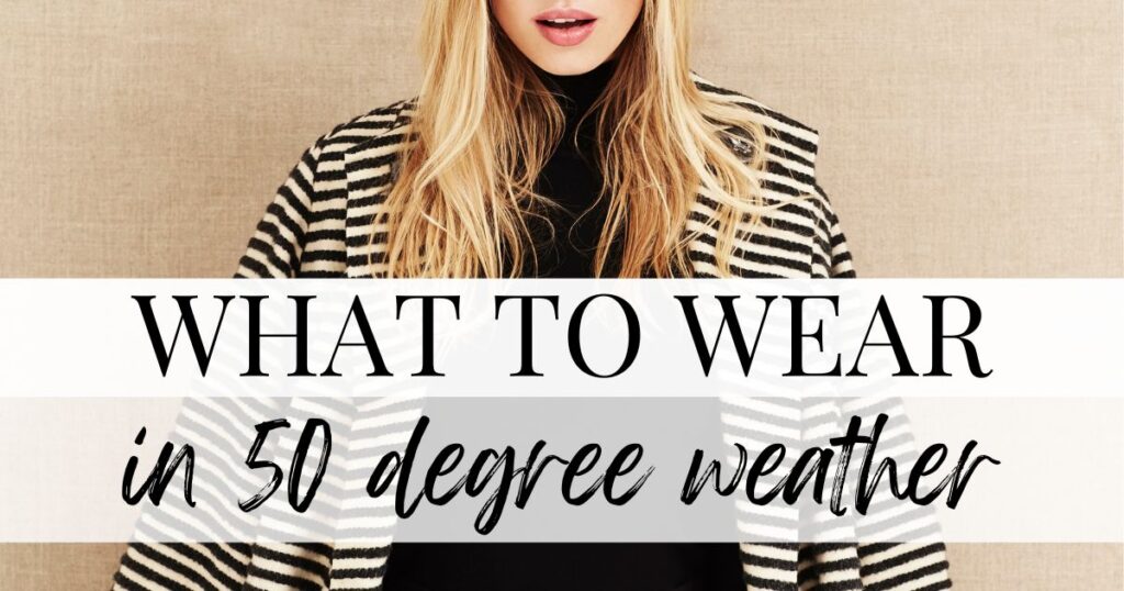 What To Wear In 50 Degree Weather | 6 Chic Outfits | What Is She Wearing