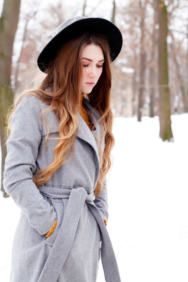 winter coats for hourglass figure