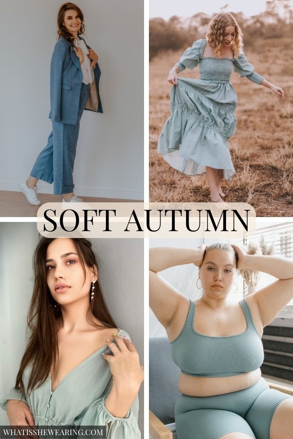 soft blue autumn color palette