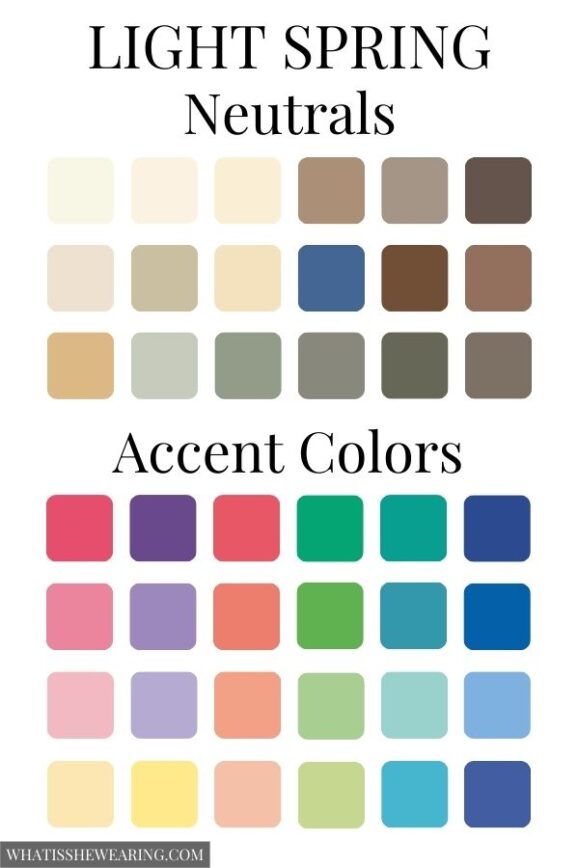 Light Spring Color Palette: A Complete Guide | What Is She Wearing