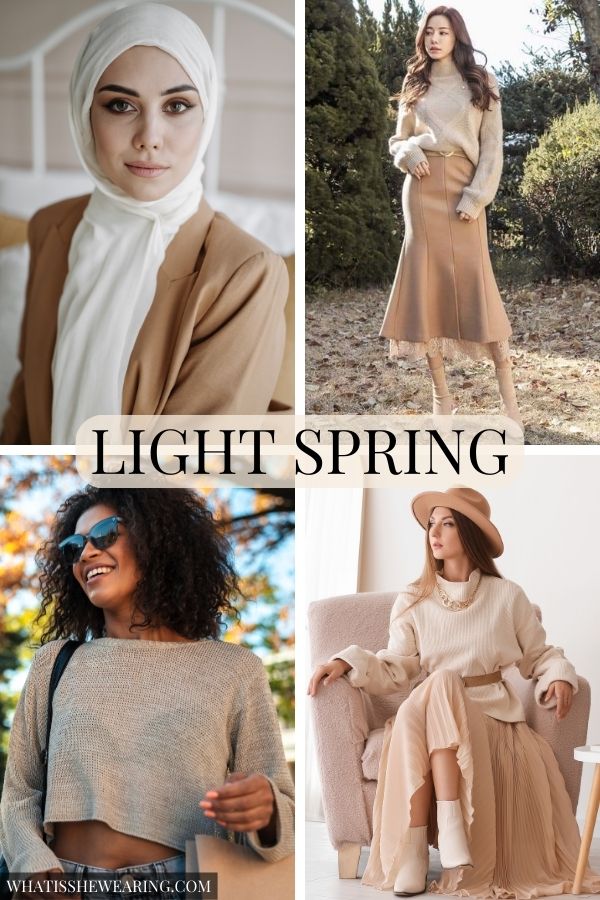 light spring neutrals