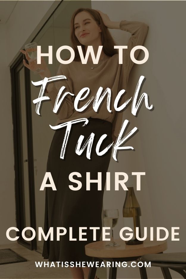 how to front tuck shirt