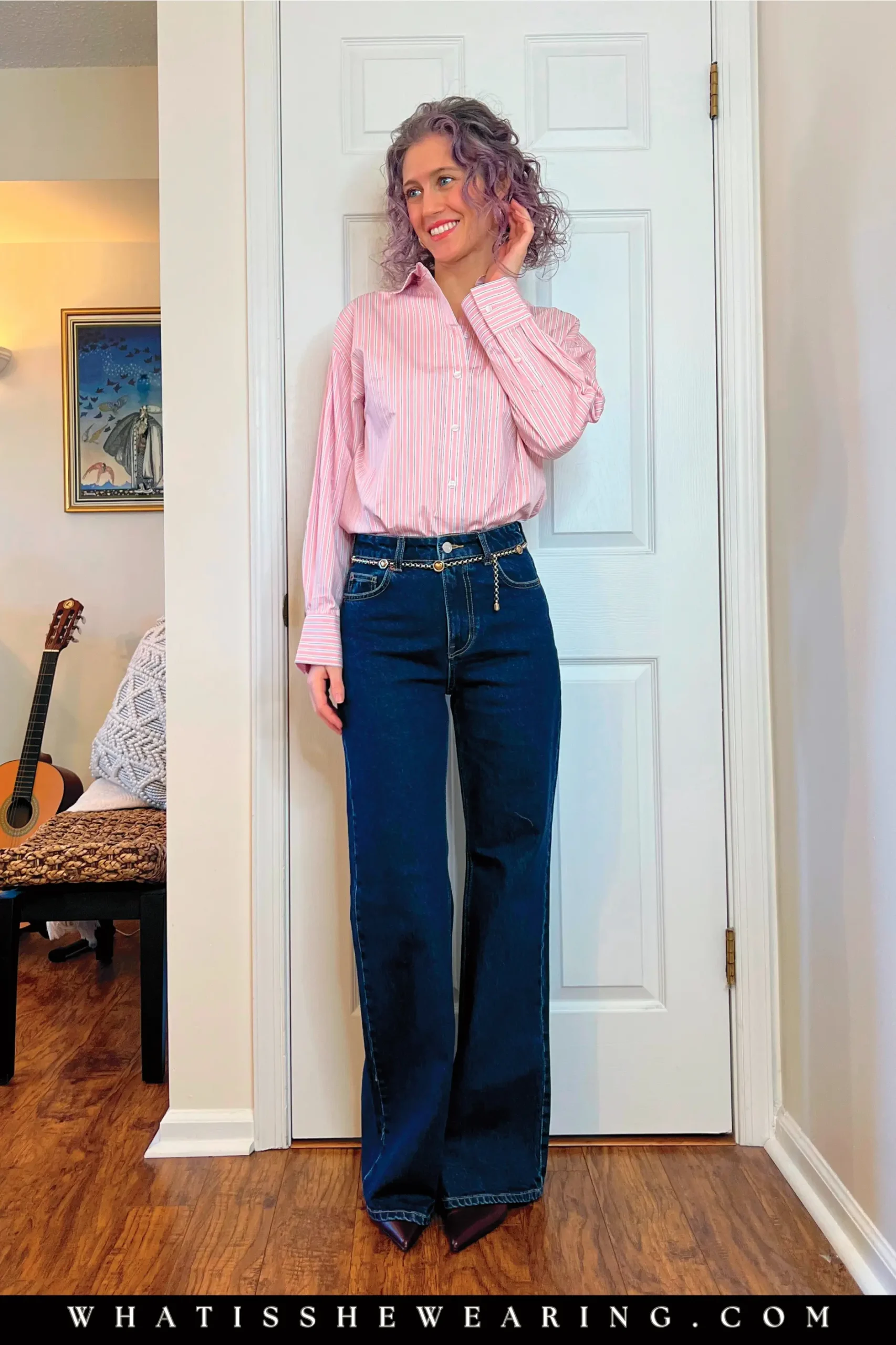 chain belt with jeans
