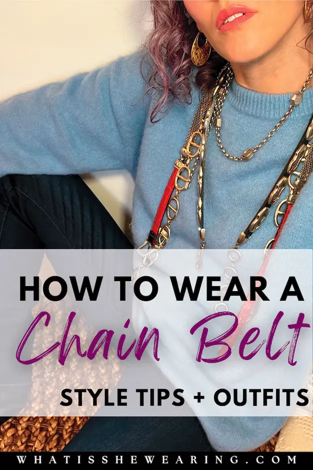 chanel chain belt outfit
