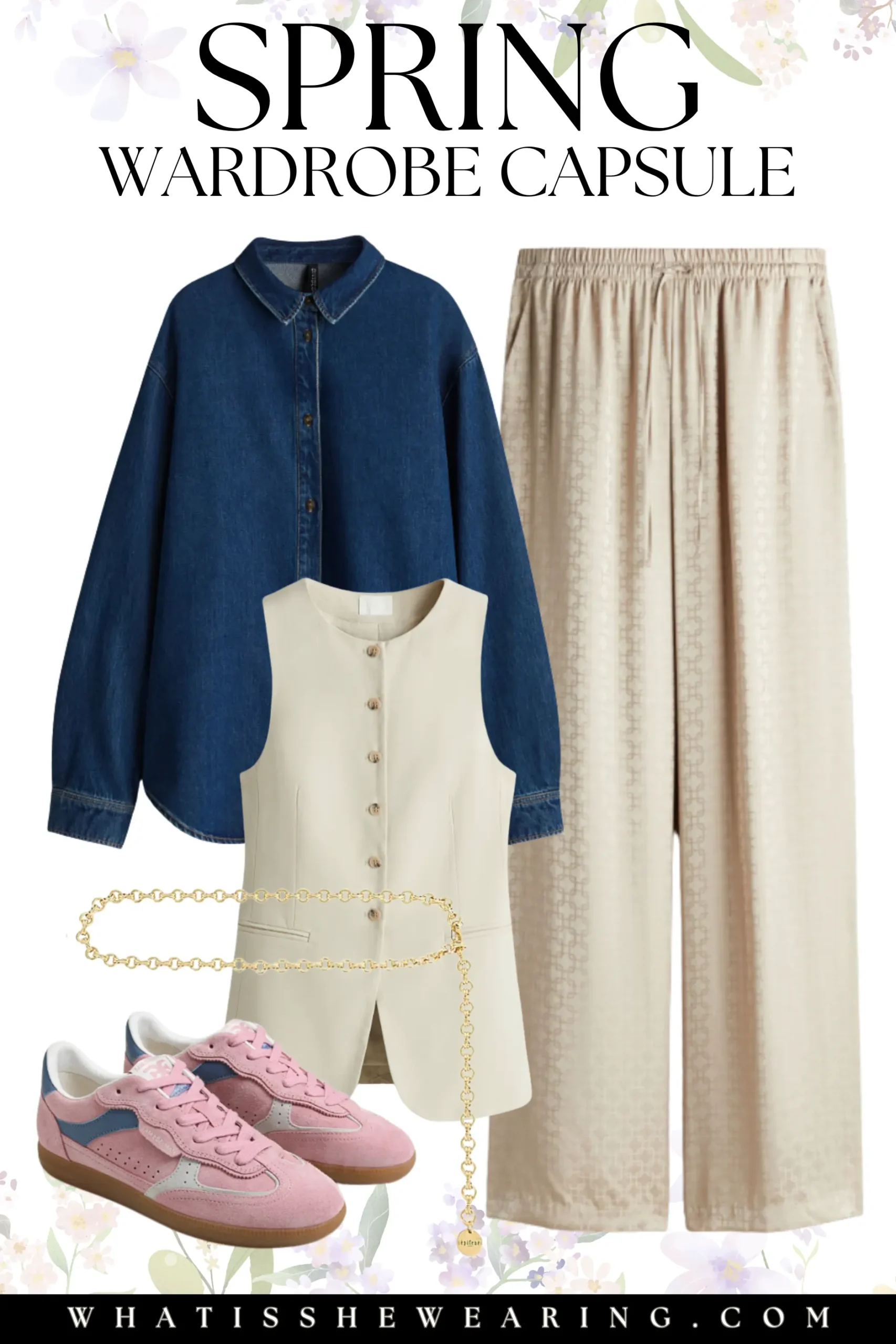 spring capsule wardrobe