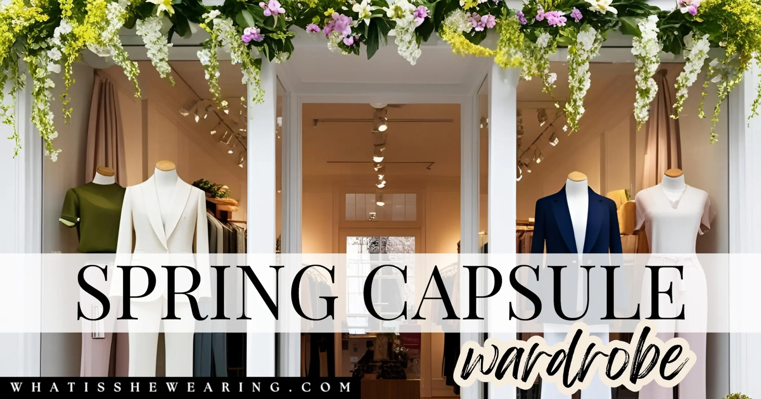 spring capsule wardrobe