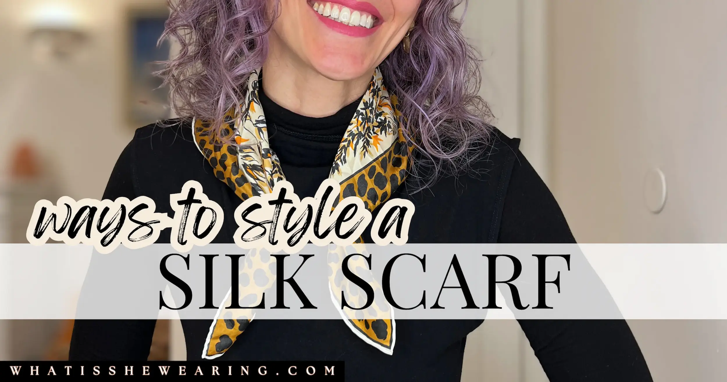 Effortless Ways to Wear a Silk Scarf Ways to style a silk scarf: close-up of elegant neck tie for chic outfits.